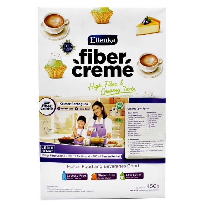 

Gratis Ongkir Krimer Diet Serbaguna Ellenka Fiber Creme 450 Gr