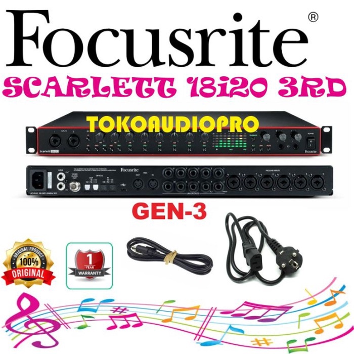 focusrite scarlett 18i20 soundcard