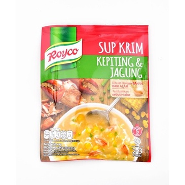 Gratis Ongkir Sup Krim Instan Royco Cream Soup Ayam Jagung Kepiting
