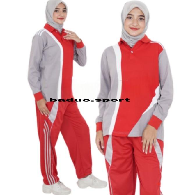 Setelan Baju Training/Set Seragam Olah Raga Pria Wanita