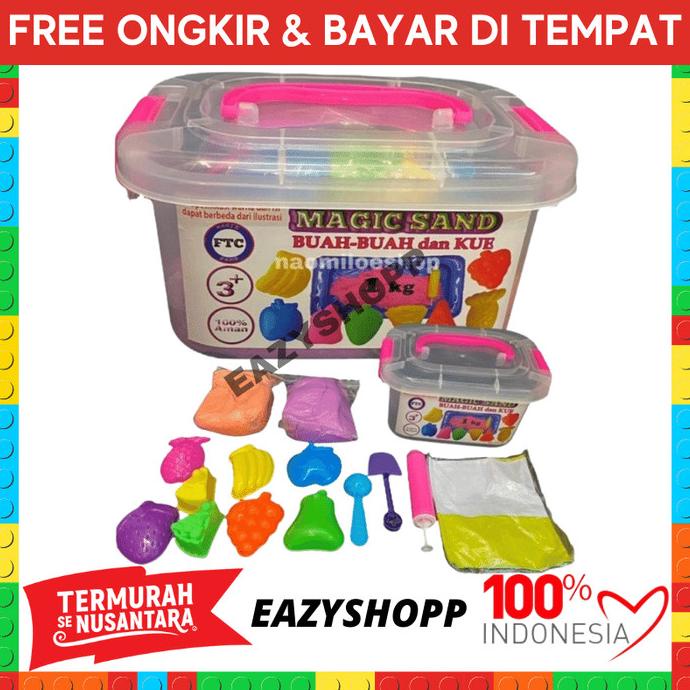 Mainan Pasir Pasiran Pantai Ajaib Kado Anak Anak Edukasi 1 Set Lengkap