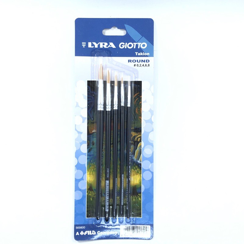 

Lyra Kuas Set 5 Round (Ujung Lancip)