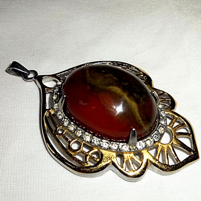 [Baru] Liontin Batu Akik Pancawarna Garut003 Terbatas