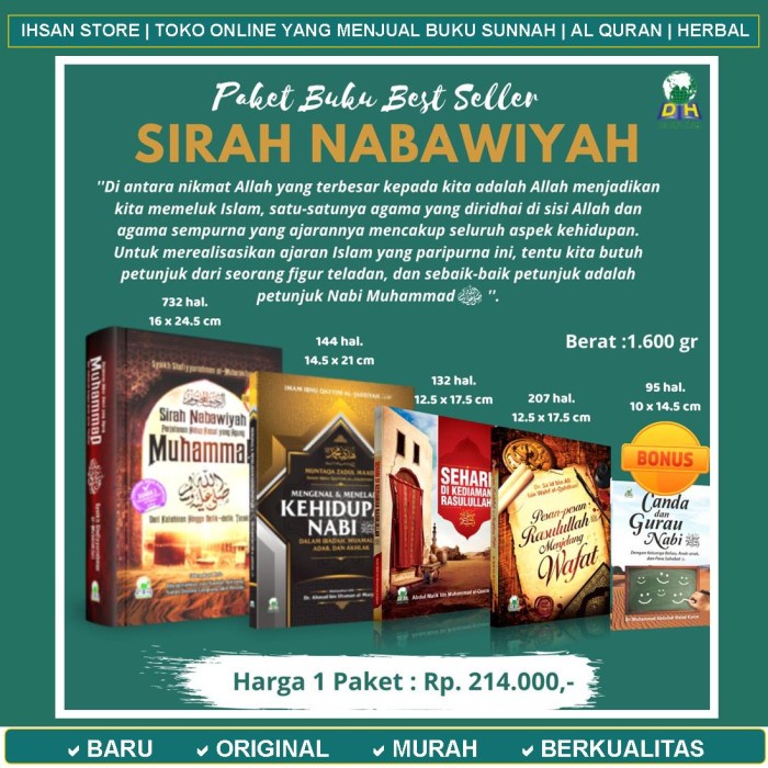 [COD] Paket Buku Sirah Nabawiyah Darul Haq Terbaru