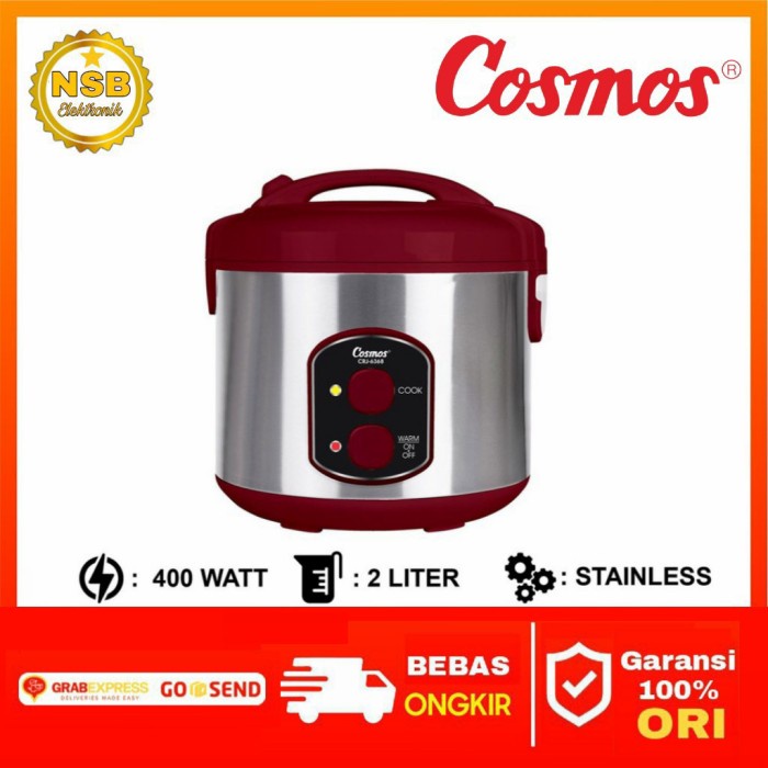 [New Ori] Cosmos Rice Cooker Harmond Crj-6368 - 2L Liter Mejicom Mejikom 3In1 Terbatas