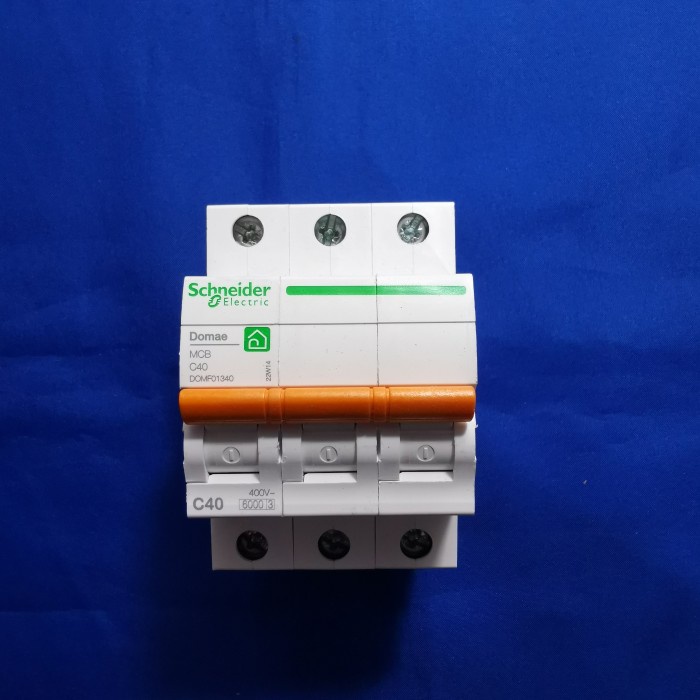 [New] Domf01340 New Domae Mcb 40A Ampere 3Phase 6Ka Schneider Terbaru