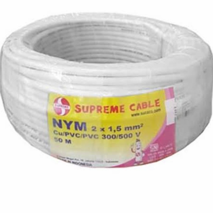 [New] Kabel Nym 2X1.5 50 Meter Suprime Terbatas