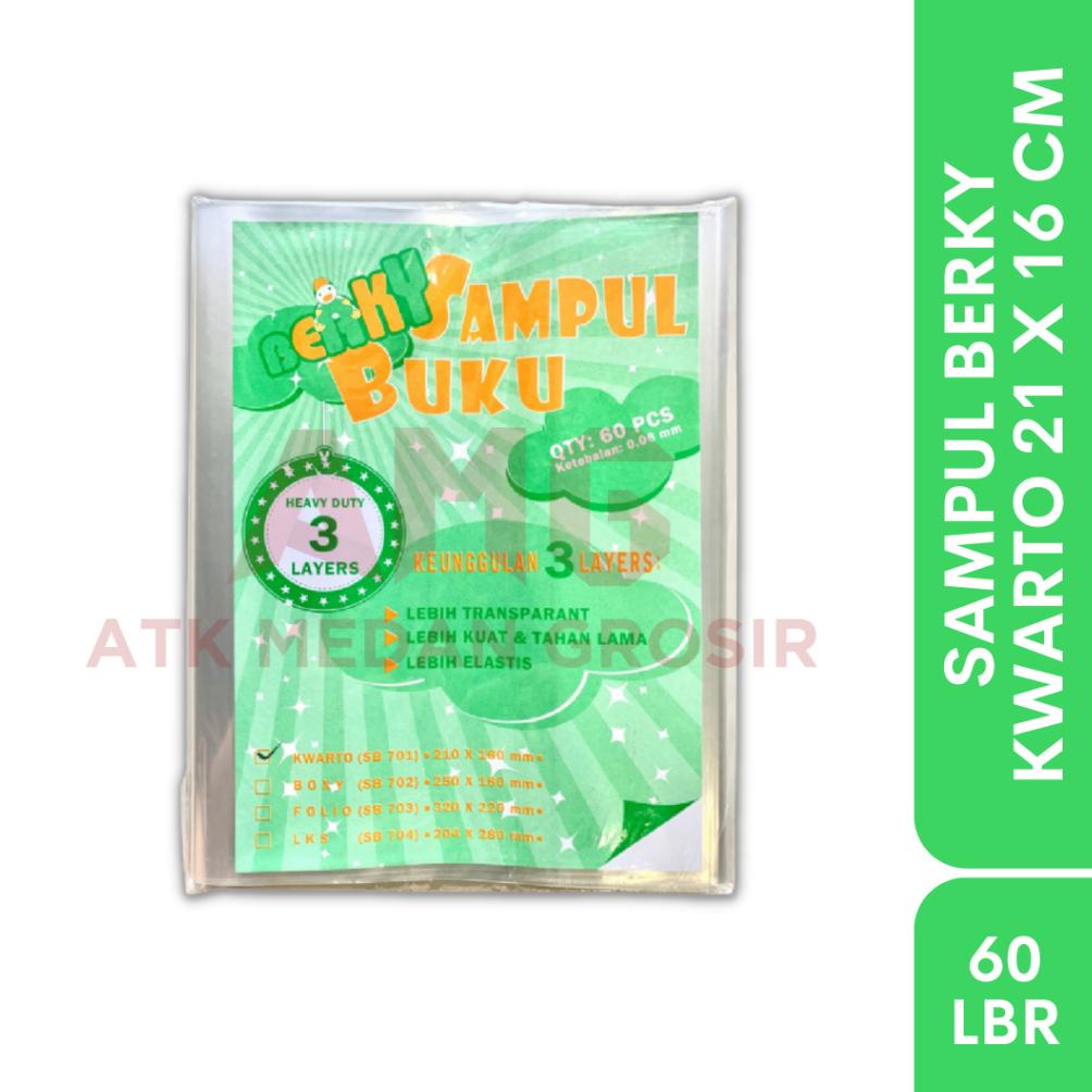 

Promo - SAMPUL BUKU BIASA TEBAL BERKY ISI 60PCS UKURAN KWARTO(BUKU TULIS BIASA)