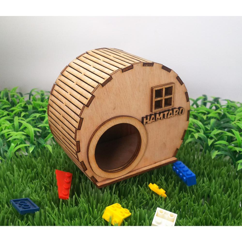 Best Rumah kayu hamster Hamtaro model bulat 