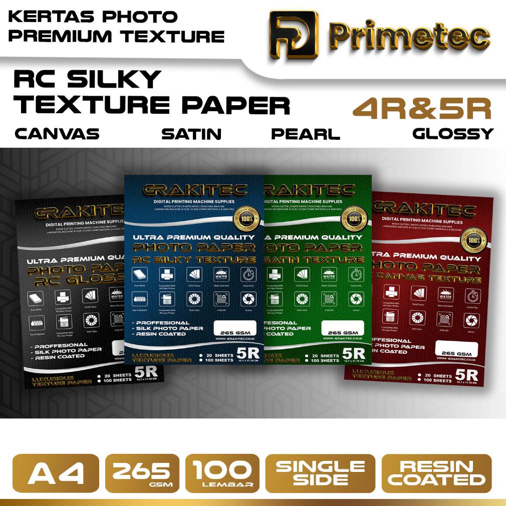 

Best - Kertas Foto Doff Silky Texture Kulit Jeruk 4R 100 Lembar Professional Silky, RC Glossy Po Paper, Motif Pearl, Canvas, Satin / Luster Resin Coated
