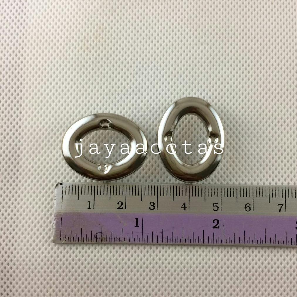 

Kekinian kunci putar tas oval 2.5 cm/12 pcs bandung ,,