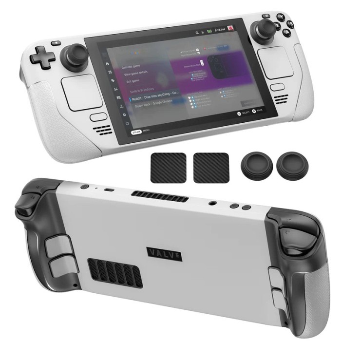 [Original] Jsaux Full Set Protective White Skin Sticker For Steam Deck Limited