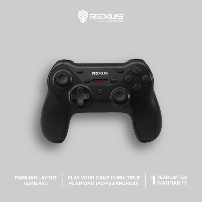 [Original] Gamepad Rexus Gladius Gx200 Wireless Support Pc Ps3 Dan Android Terbatas