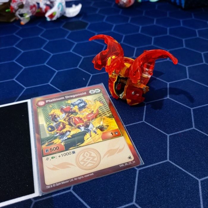 ✅Baru Bakugan Evolution Platinum Dragonoid Pyrus Terbaru