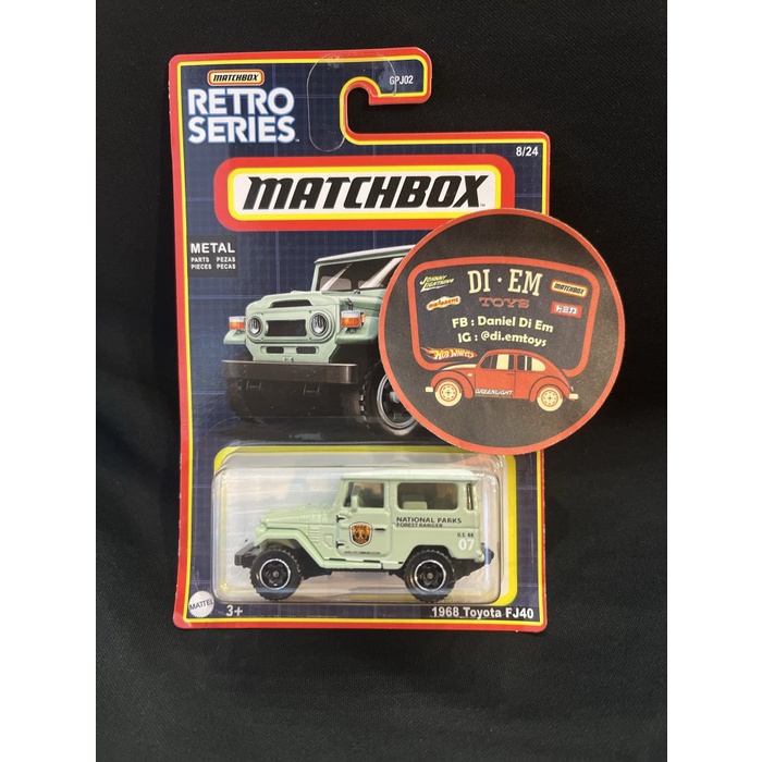 ✅COD Matchbox Retro Series 1968 Toyota Fj40 Berkualitas