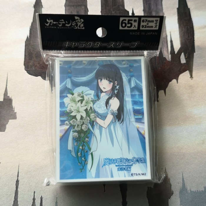 ✅COD Mahouka Koukou No Rettousei Card Sleeve Miyuki Shiba Wedding Dress Limited