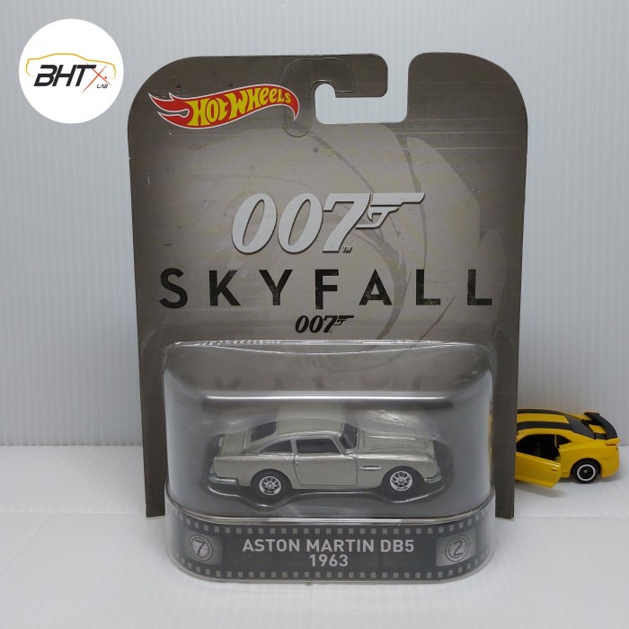 ✅COD Hot Wheels Retro Aston Martin Db5 1963 James Bond 007 Skyfall Terbatas