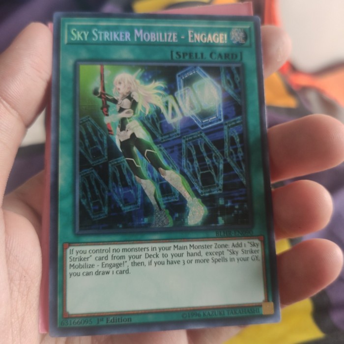✅COD Sky Striker Mobilize Engage Blhr 1St Yugioh Terbatas
