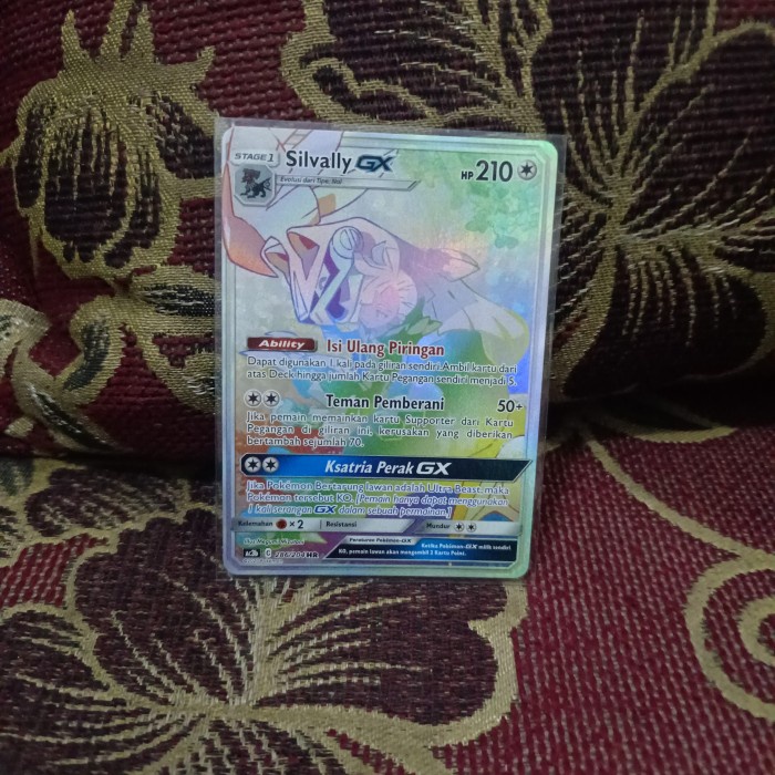 ✅COD Kartu Pokemon Indonesia - Silvally Gx Hr Limited