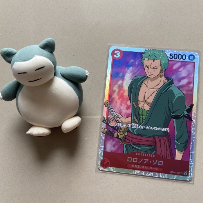 ✅COD One Piece Tcg Roronoa Zoro Op01-025 Sr Super Rare Terbaru