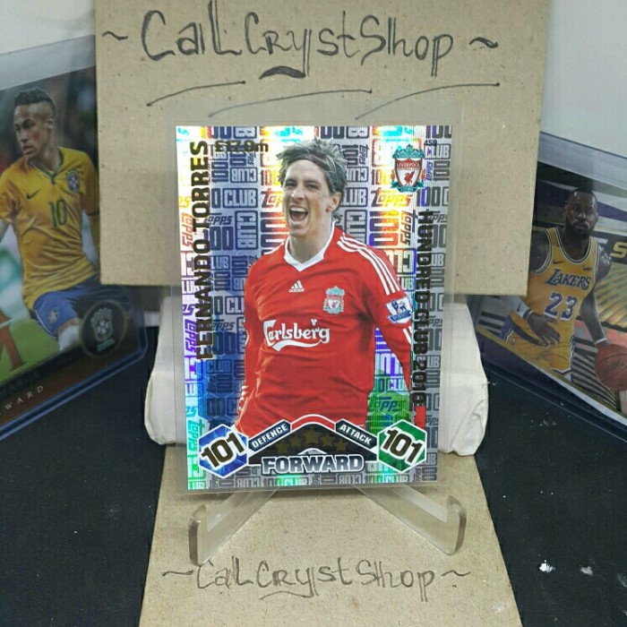 ✅COD Kartu Bola Fernando Torres Holo Topps Ma'16 Hundred Club Liverpool Berkualitas