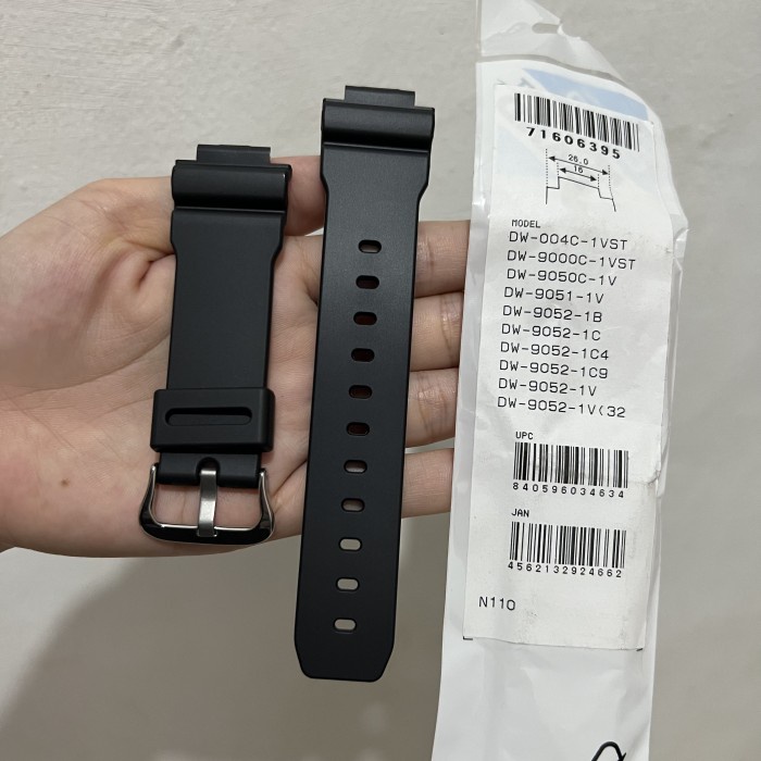 ✅New Ori Tali Strap Jam Tangan Casio Original Dw-9000C Band Dw 9000C Limited