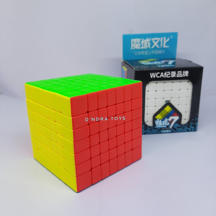 ✅New Rubik 7X7 Moyu Meilong 7X7 Speed Cube Rubik Kubus Terbatas
