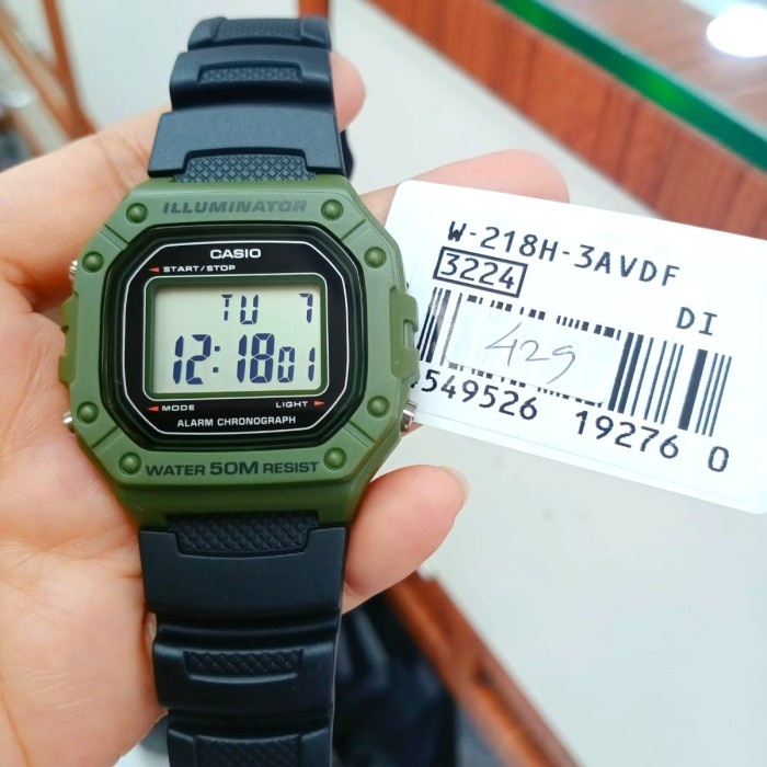 ✅New Ori Casio Original W-218H-3Avdf W-218H W218H W 218H 218 Jam Tangan 3224 Limited