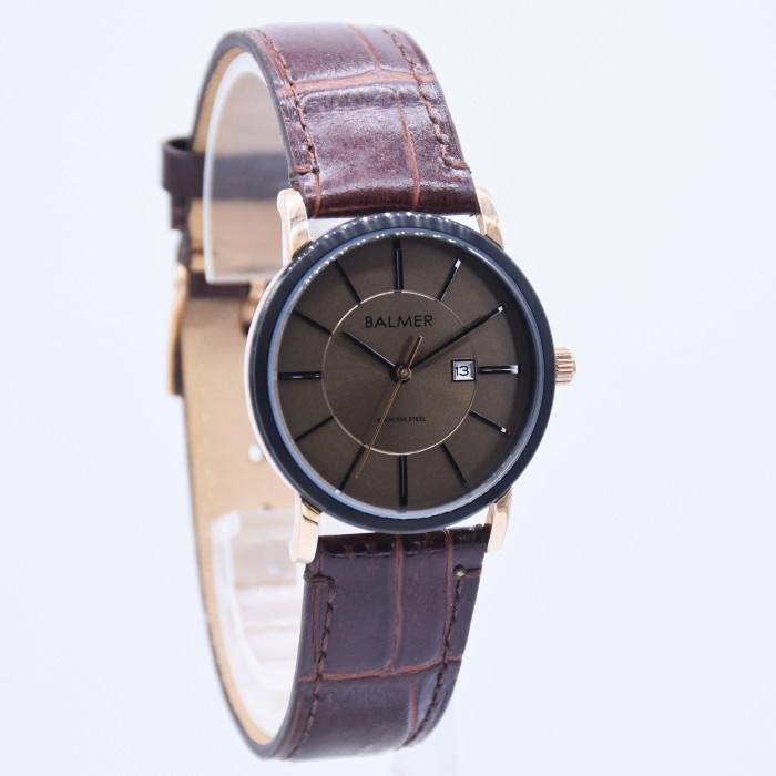 ✅New Ori Jam Tangan Wanita Original Balmer B.7914Lr Brwn Berkualitas