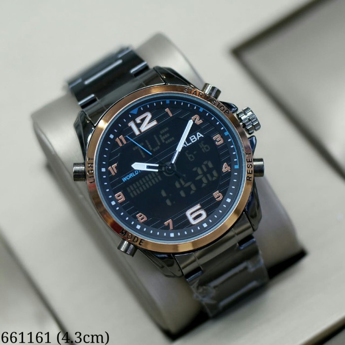 ✅New Ori Jam Tangan Alba Cowok OriginalWater Resistant Terbaru