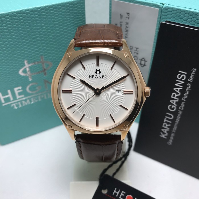 ✅New Ori Jam Tangan Pria Hegner Timepieces Hw 5048 G Original Terbaru