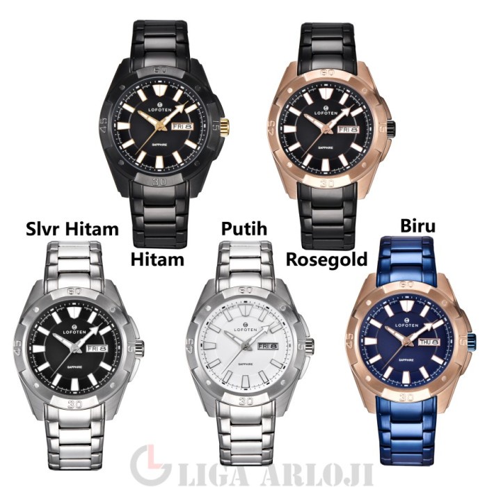 ✅New Ori Jam Tangan Lofoten Watch - Sapphire - F-6505M - Rosegold Terbatas
