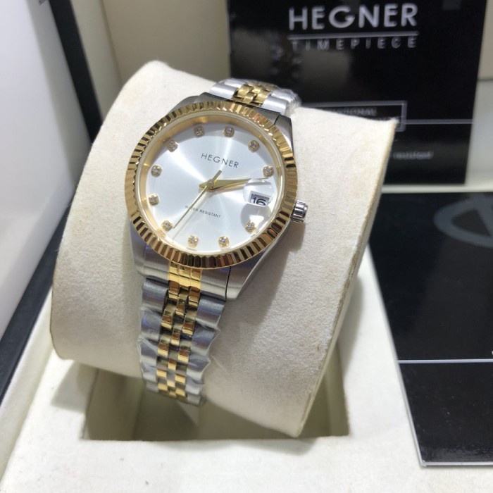 ✅New Ori Hegner 1703 Silver Gold White Wanita Original Garansi 1Tahun Limited
