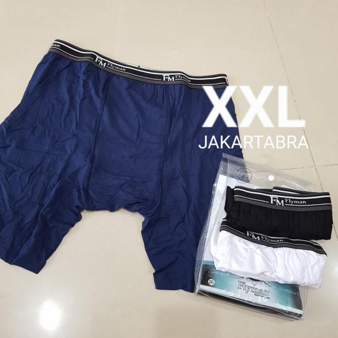 CD Celana Boxer Panjang Pria Modal Nathalie Flyman FM 3225 2XL XXL