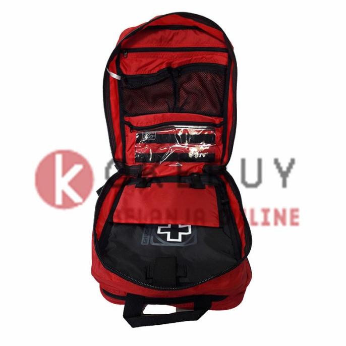 Tas Ransel Eiger 6104 Red Backpack P3K Emergency Aid Sys