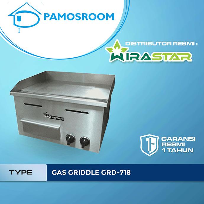 Gas Griddle Wirastar GRD-718 Wajan Pemanggang / Flat Garansi