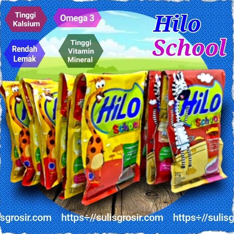 

Kekinian Hilo School 1 Renceng Isi 10 Sachet .,