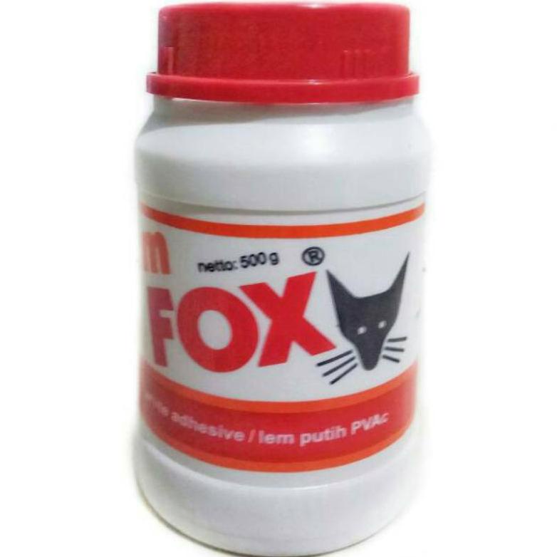 

Baru - Lem Fox Putih PVAC 500grm ( 1 botol ) ,,