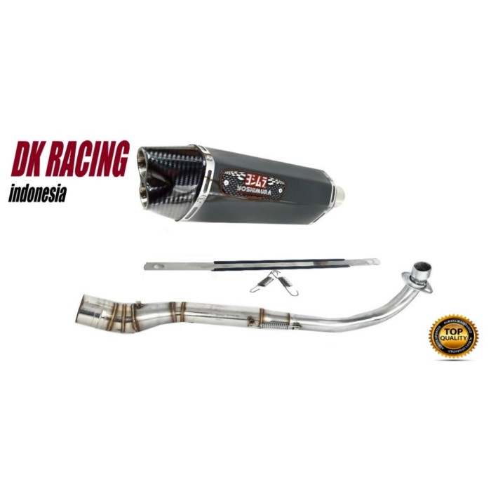 ✨New Knalpot Racing Yamaha Vega R Yoshimura R77 Lubang 2 Diskon