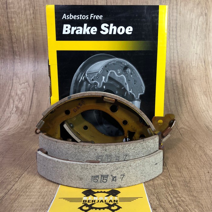 [Baru] Kampas Rem Belakang Mobilio / Brake Shoe Honda -Mk Kuning Terbaru