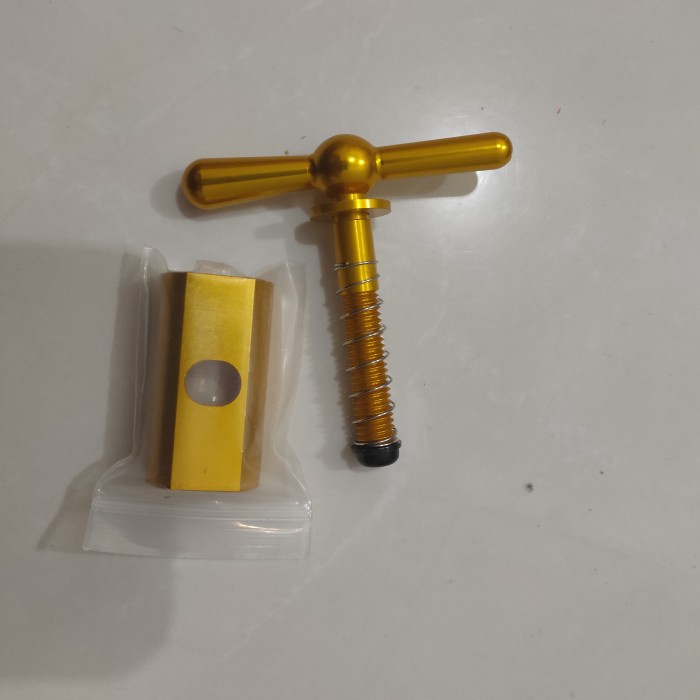 [Baru] Hinge Clamp Kunci Lipatan Frame Sepeda Lipat Pikes 3Sixty Magnet Gold Terbaru