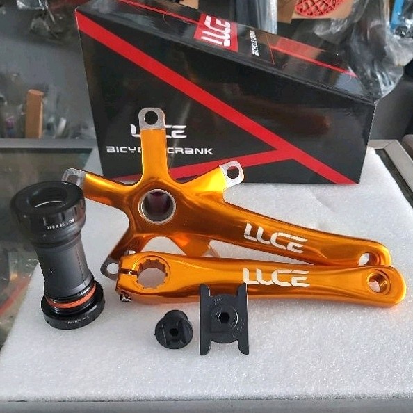 [Baru] Crank Arm Luce Ht2 Gold Sepeda Lipat Diskon