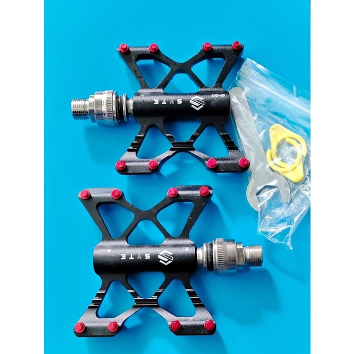 [Baru] Pedal Syte Alloy Qr063 Quick Release Bearing Limited