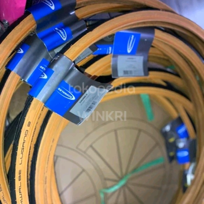 [COD] Ban Schwalbe Lugano 2 700 X 25C Tanwall Roadbike Terbaru