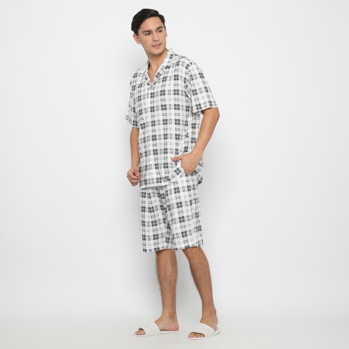 [COD] Black Grid - Elon Set Katun Premium Meliana Liu Terbaru