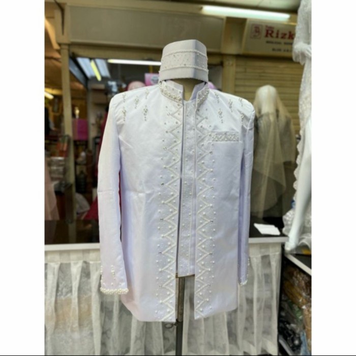 [COD] Beskap Payet Mutiara/Baju Pengantin Pria Limited