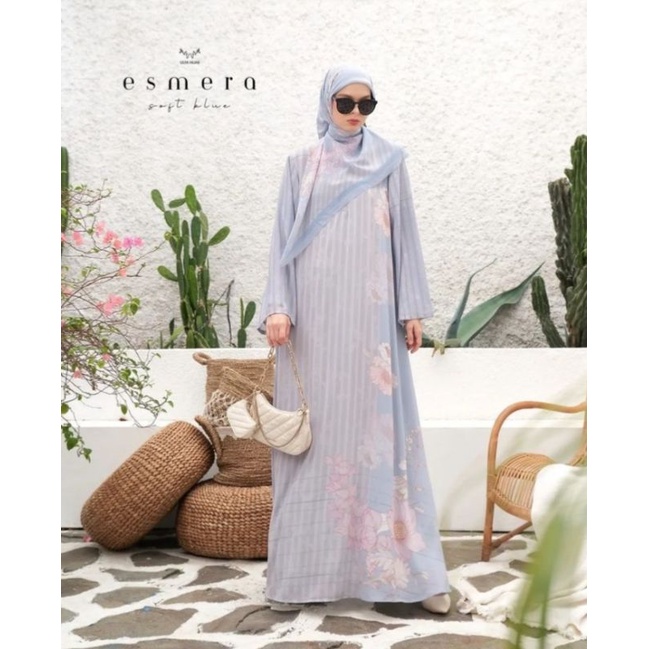 DRESS ABAYA ULYA HIJAB ( Esmera )