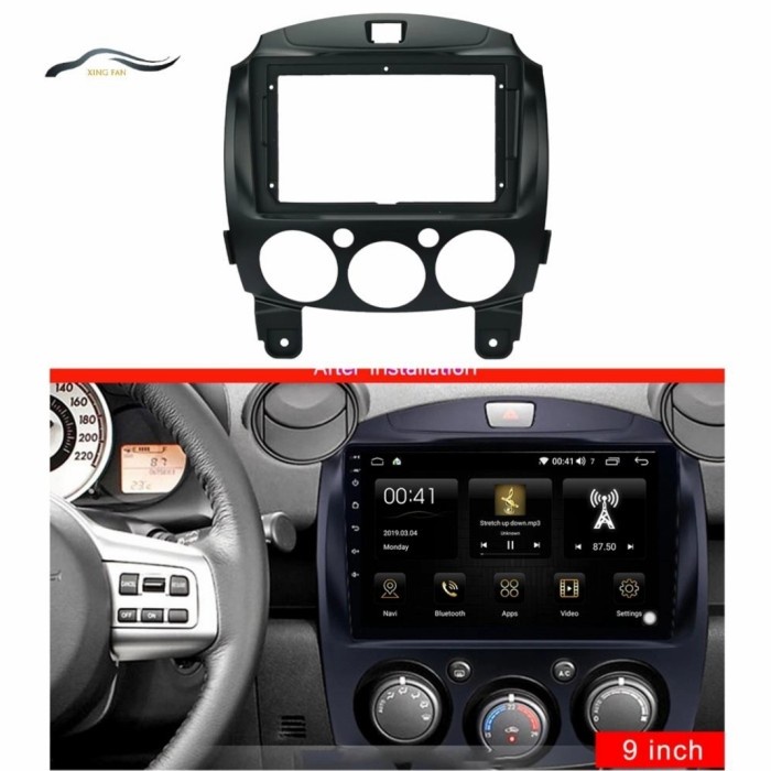 ✅Sale Frame Head Unit Android 9 Inch Mazda2 Frame Mazda 2 Head Unit 9 Inch Limited