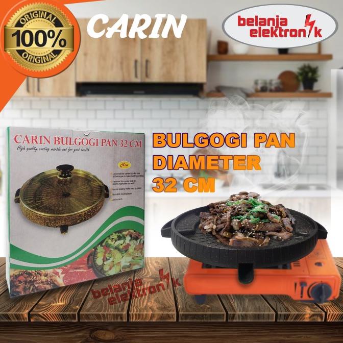 BULGOGI PAN CARIN 32CM + TUTUP KACA PEMANGGANG BBQ