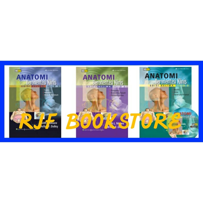 

Paket Anatomi Klinis Jilid 1,2 Dan 3 Ed.5